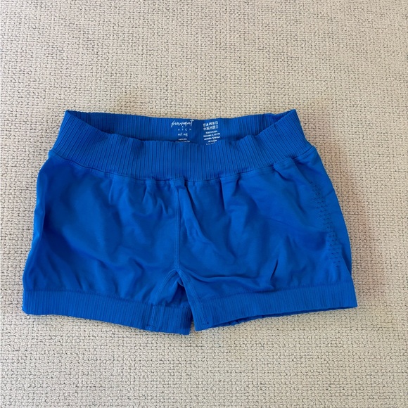 Free People Good Karma Micro Shorts Basic Blue M/L - Picture 8 of 9